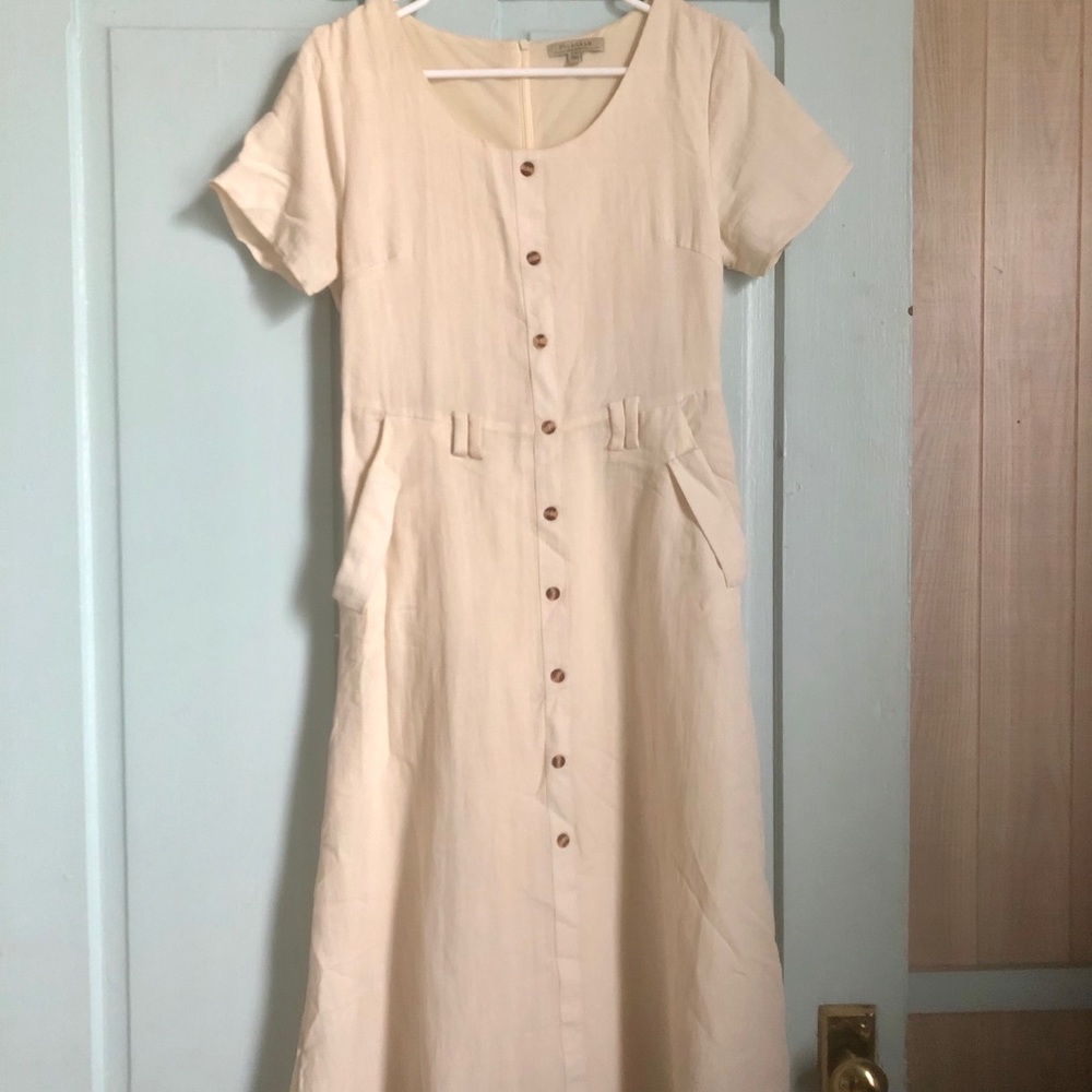 Roolee white midi dress